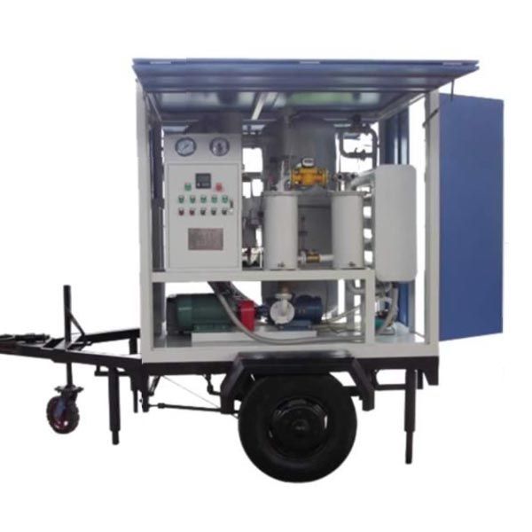 絕緣油拖車(chē)式真空濾油機(jī)